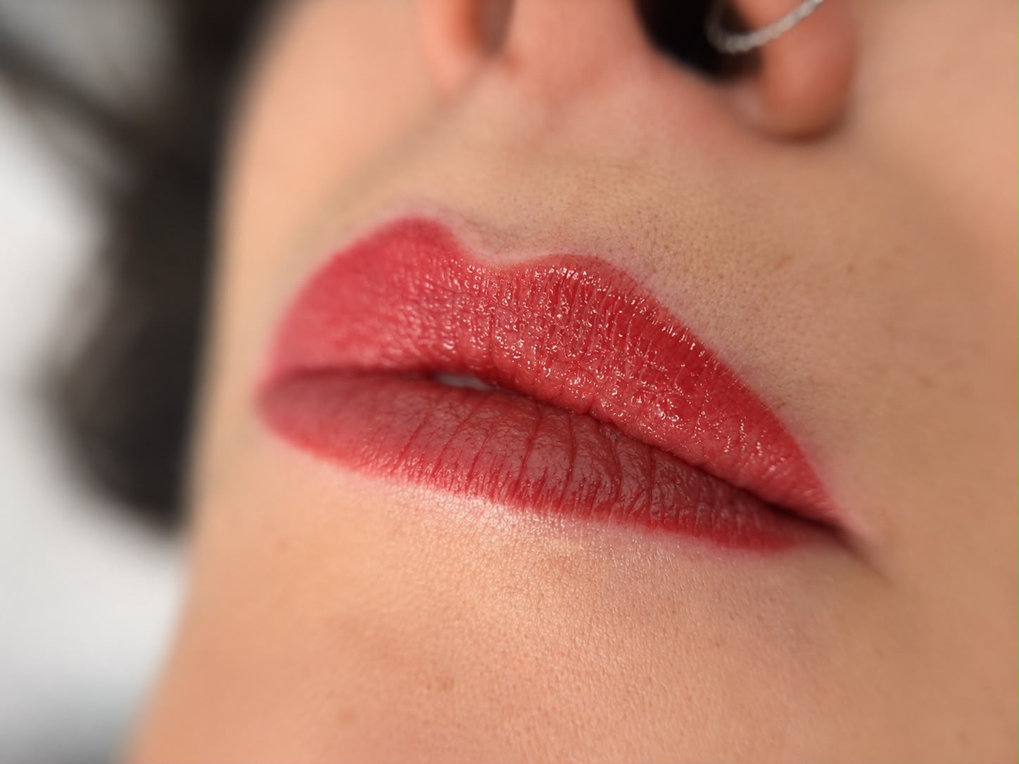 Resultado de micropigmentación de labios en ArishaEstetic Madrid